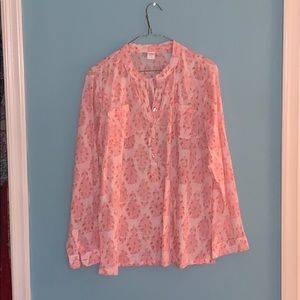 Rikshaw Design Pink patterned long sleeve top